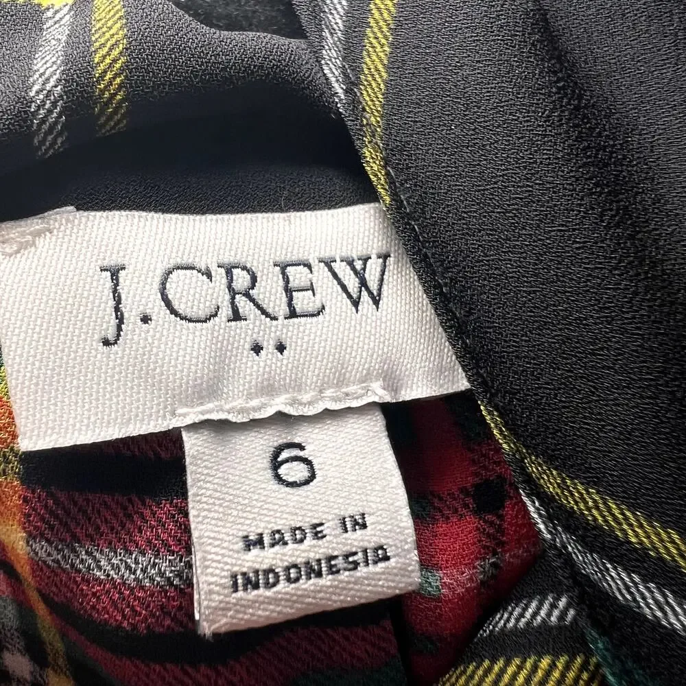 J. CREW Stewart Tartan Plaid Halter Top